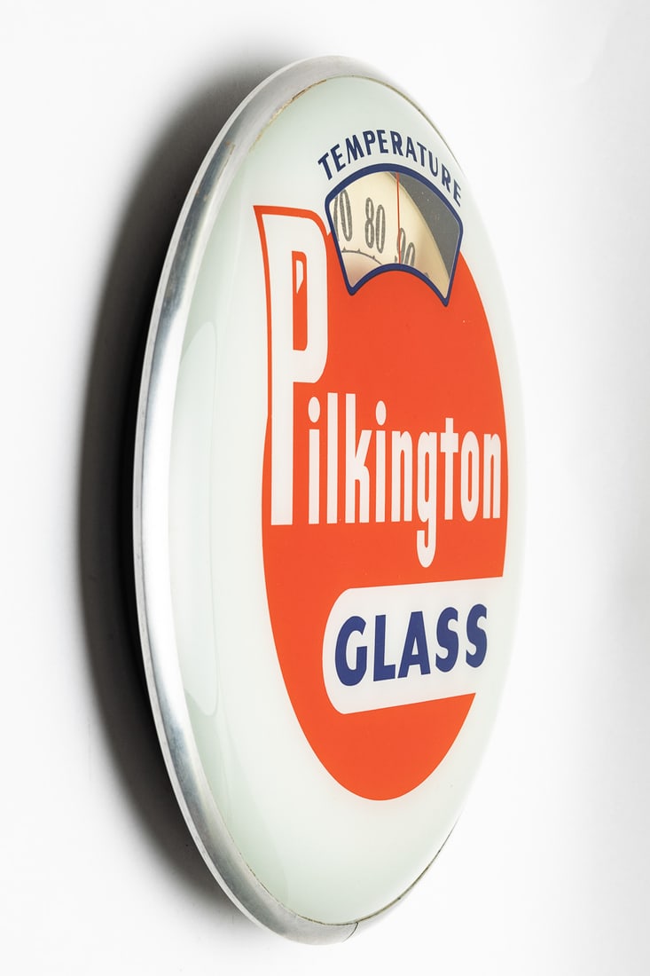 Pilkington Glass Advertising Products Inc. Scale Advertising Thermometer - 3