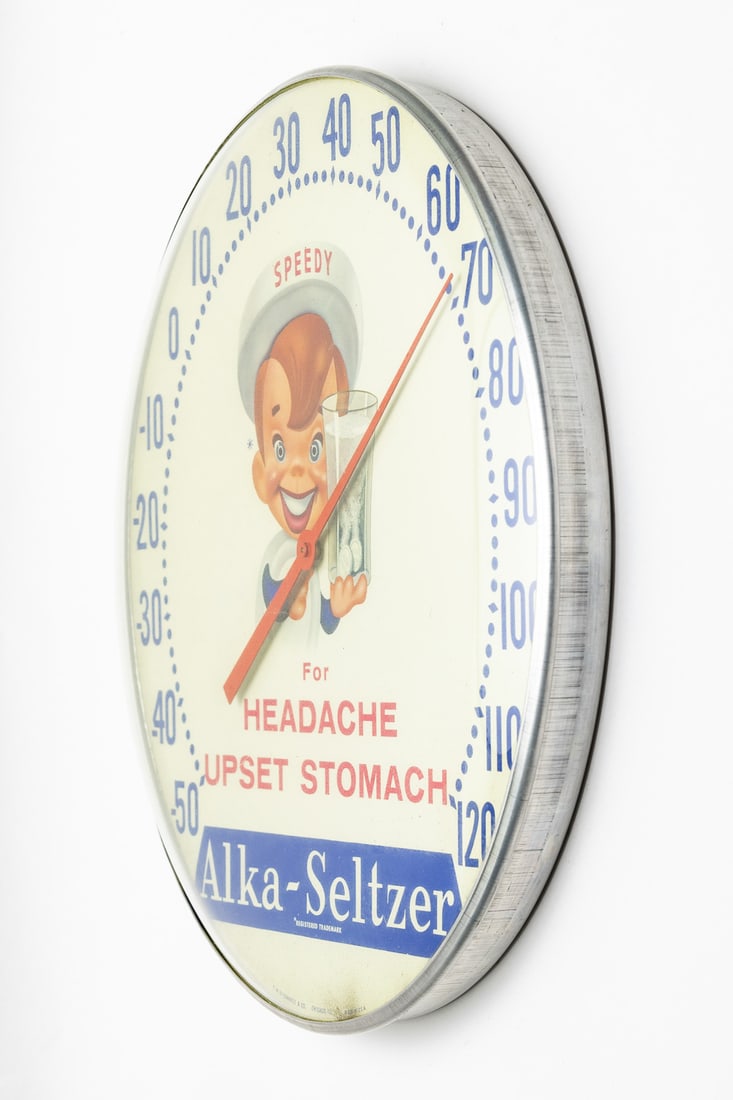 Alka-Seltzer "For Headache or Upset Stomach" Thermometer - 2