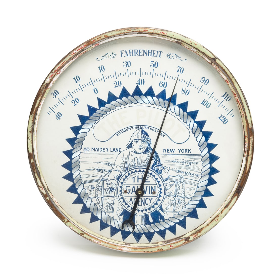 Hatchet Brand Spices and The Pilot Insurance Advertising Thermometers - 4