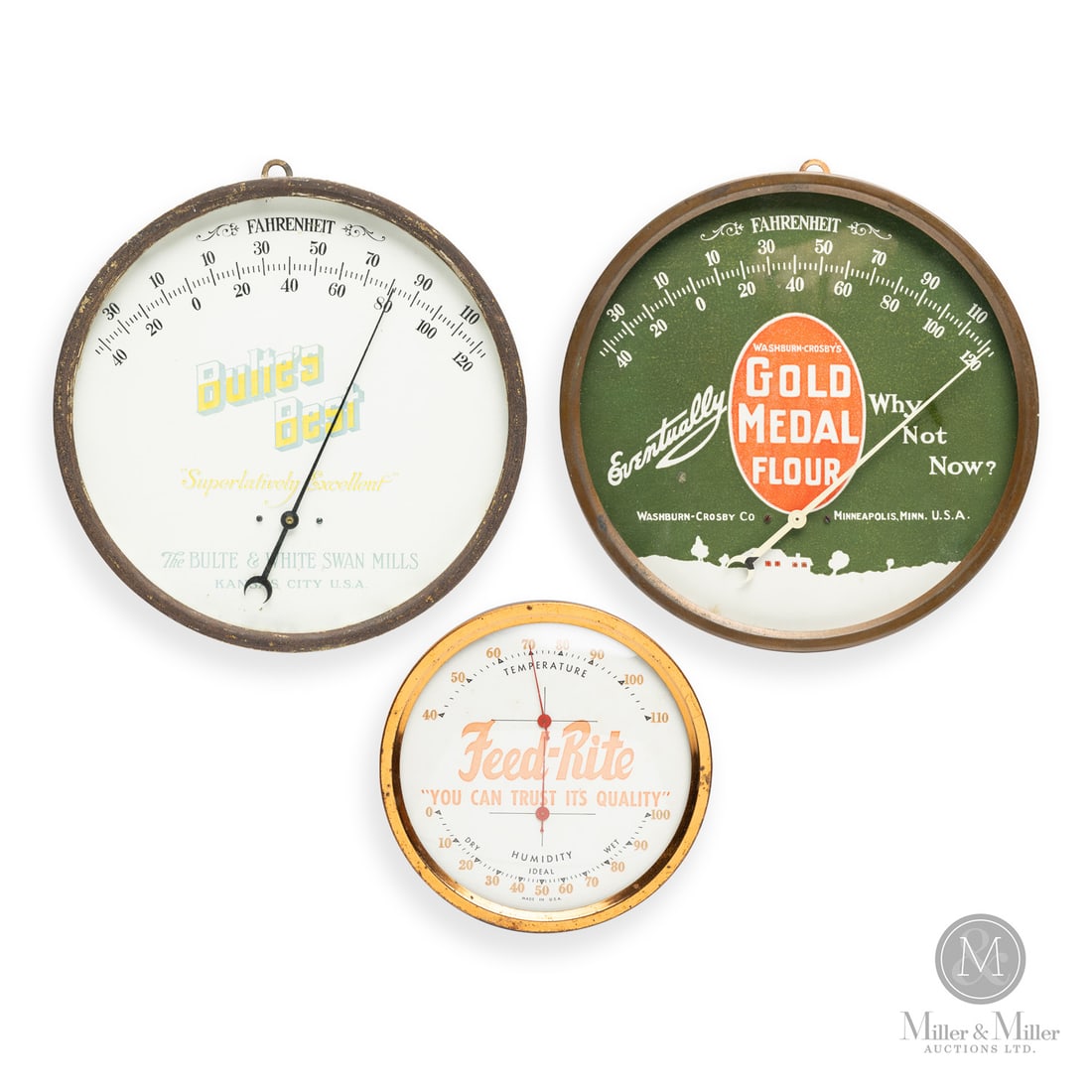 Bulte & White Swan Mills, Washburn-Crosby's Gold Medal Flour, and Feed-Rite Thermometers (1 of 10)
