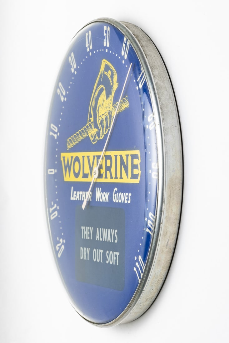 Wolverine Leather Work Gloves Thermometer - 2