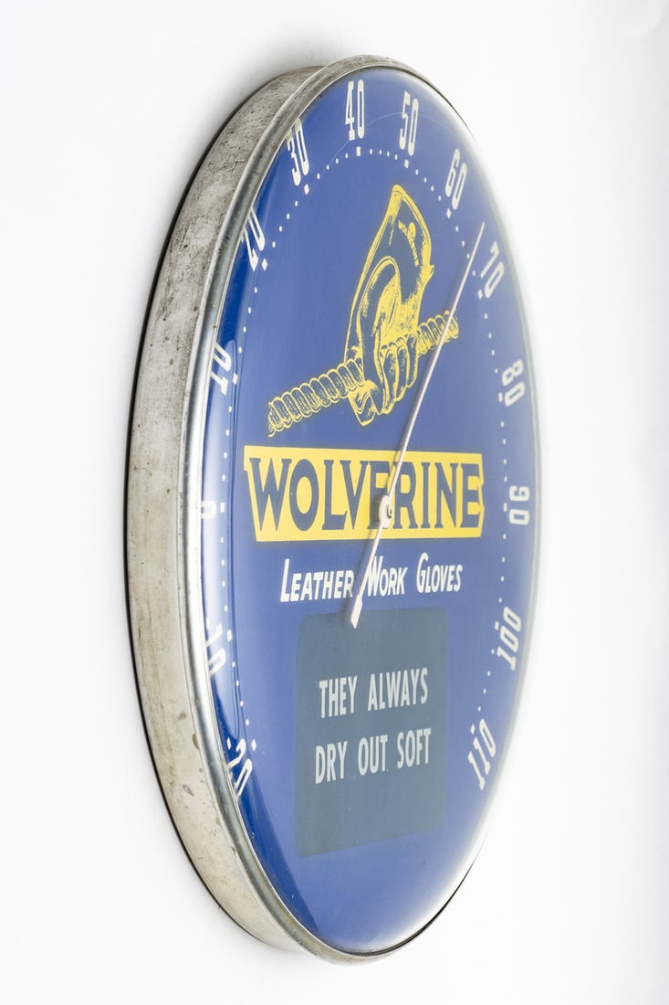Wolverine Leather Work Gloves Thermometer - 3