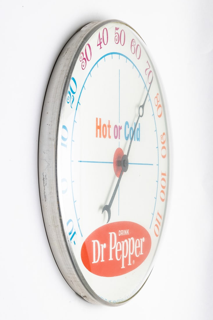 Dr. Pepper "Hot or Cold" Soda Thermometer - 4