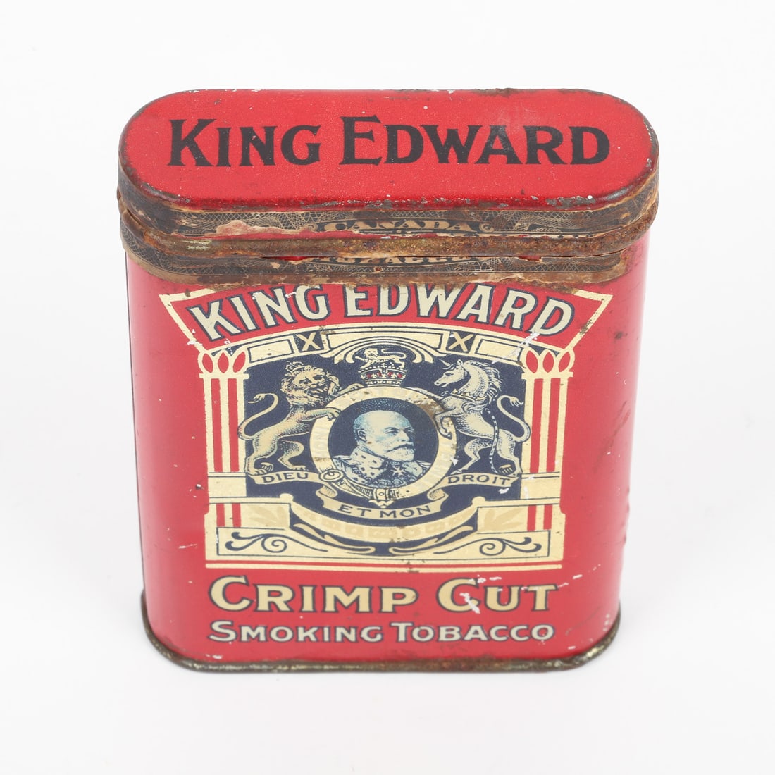 King Edward Crimp Cut Tobacco Pocket Tin - 2