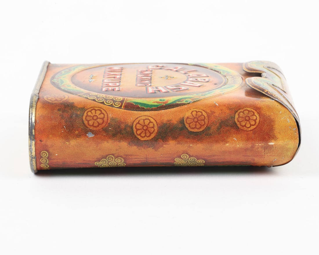 Calabash Pocket Tin 2 oz Canister and Pipe Tobacco Box - 12