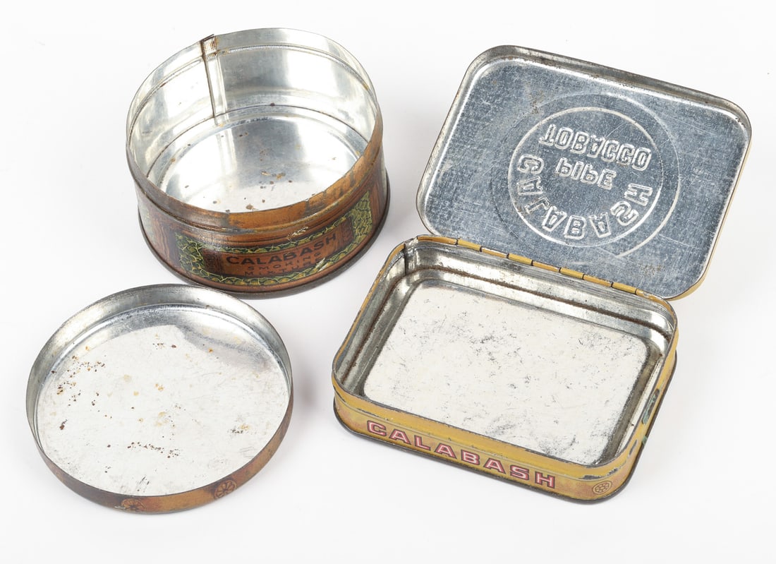 Calabash Pocket Tin 2 oz Canister and Pipe Tobacco Box - 3