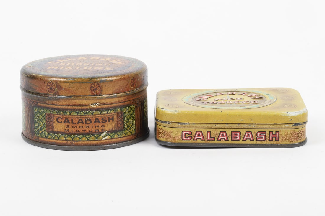 Calabash Pocket Tin 2 oz Canister and Pipe Tobacco Box - 4