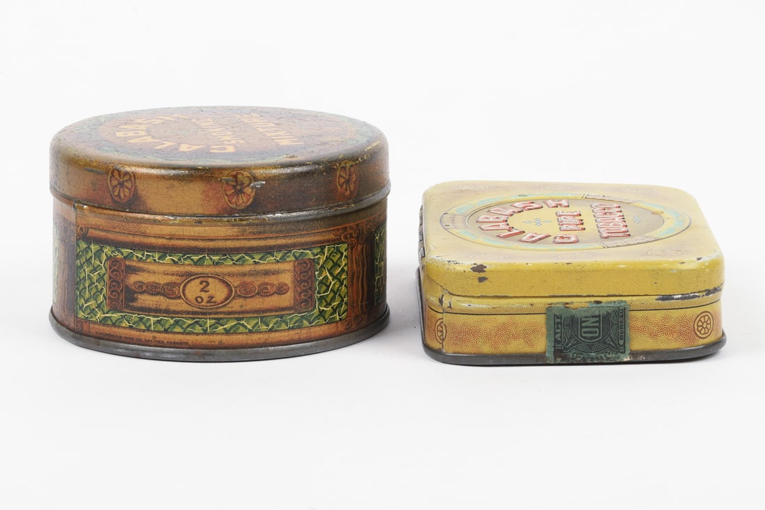 Calabash Pocket Tin 2 oz Canister and Pipe Tobacco Box - 7