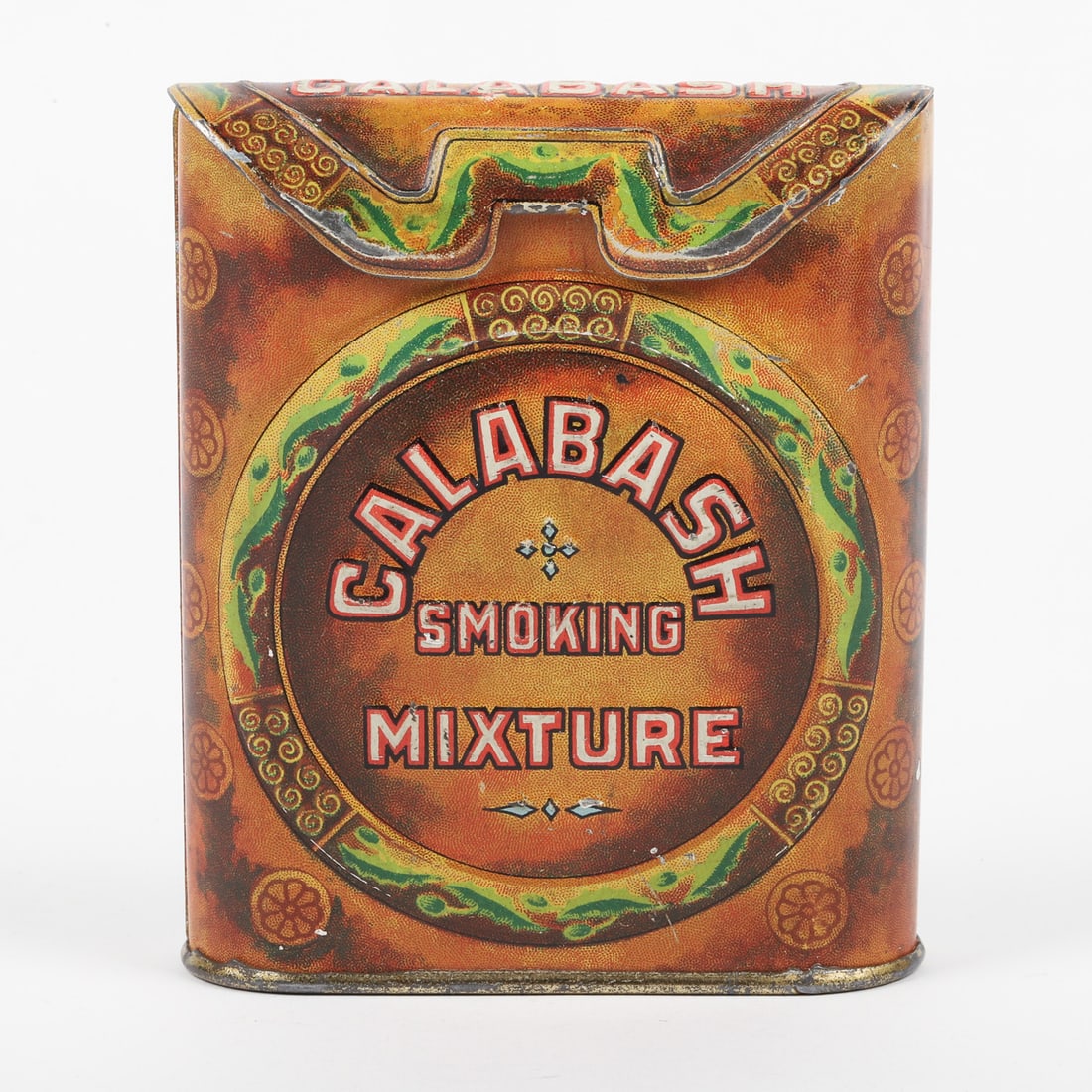 Calabash Pocket Tin 2 oz Canister and Pipe Tobacco Box - 9