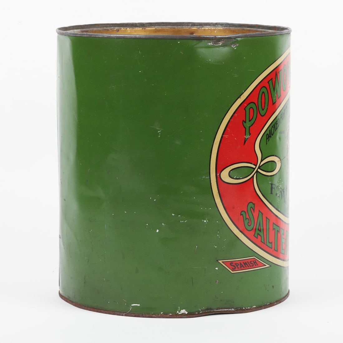 F.M. Hoyt & Co. Powwow Brand Salted Peanuts 11 LB Tin - 5