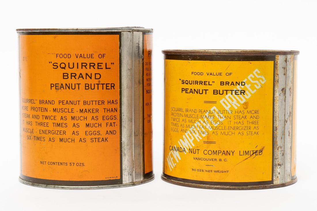 Squirrel Peanut Butter 57oz, 50oz and 34oz Tins - 3