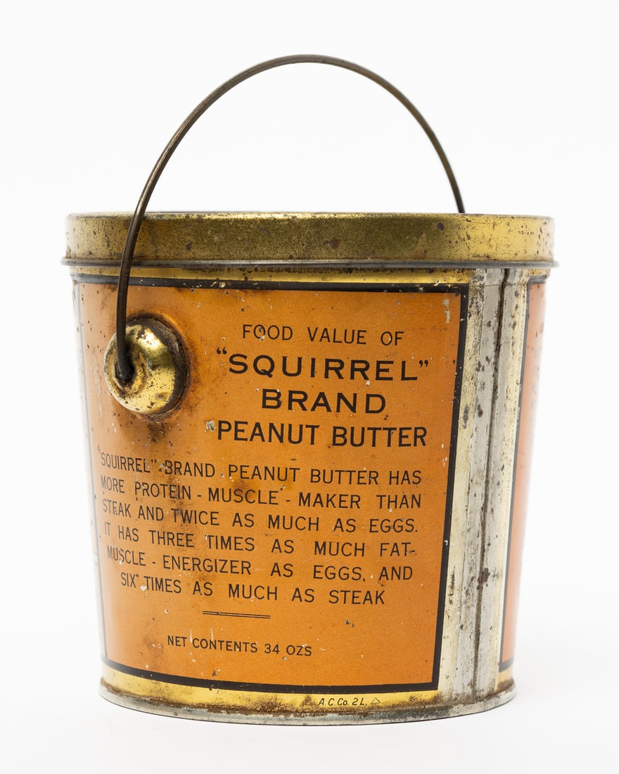 Squirrel Peanut Butter 57oz, 50oz and 34oz Tins - 6
