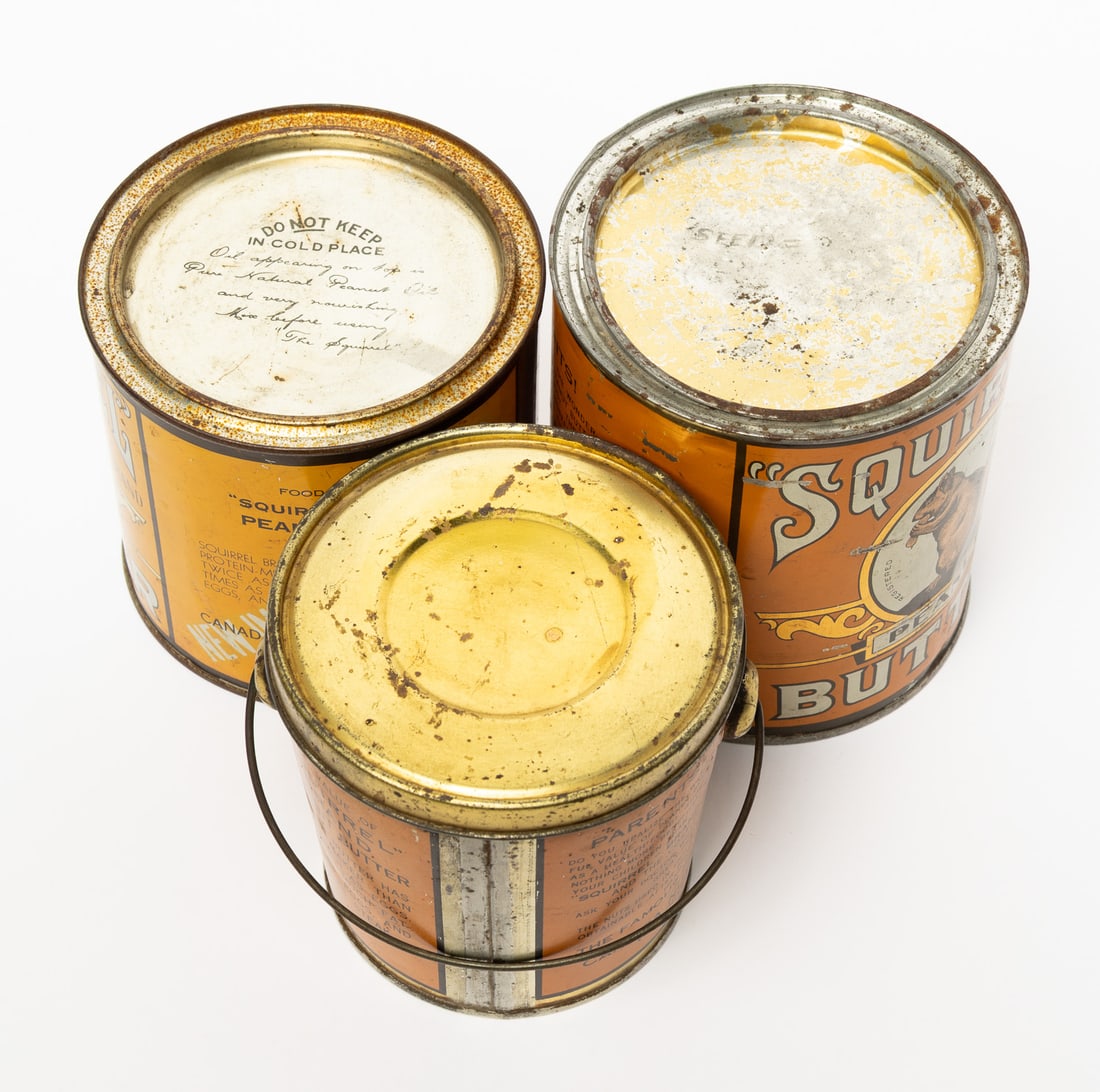 Squirrel Peanut Butter 57oz, 50oz and 34oz Tins - 8