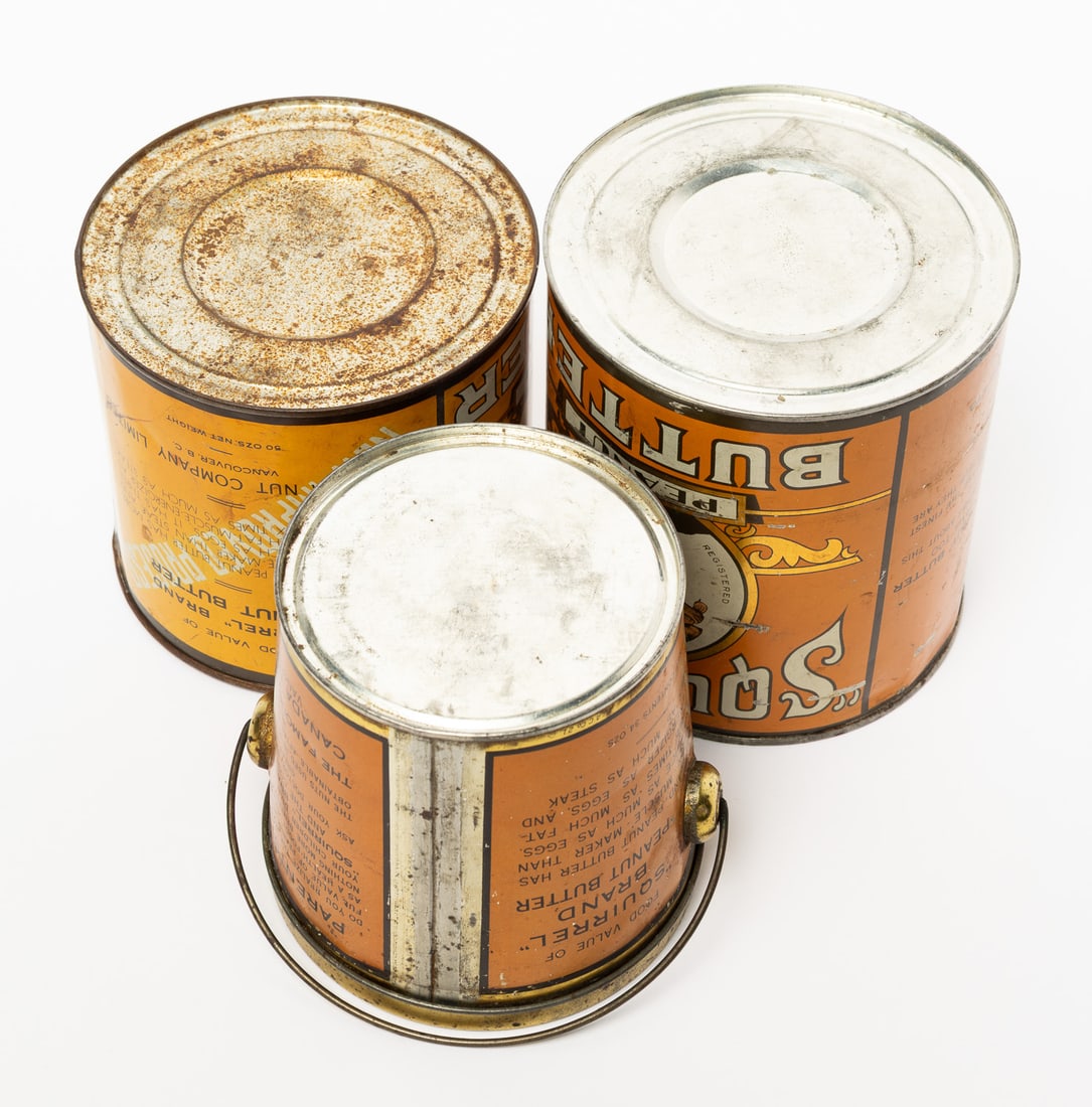 Squirrel Peanut Butter 57oz, 50oz and 34oz Tins - 9