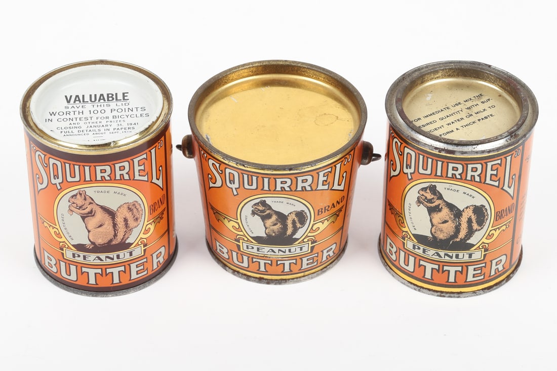 Squirrel Peanut Butter 1 LB Tins - 2