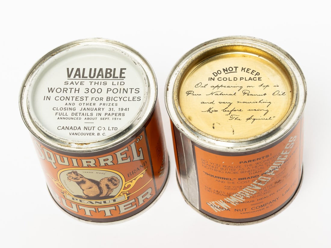 Squirrel Peanut Butter 26 oz Tins - 6