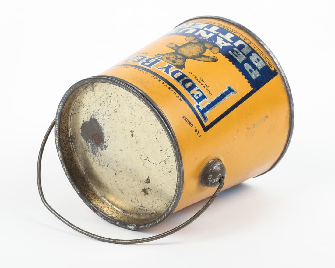C. & J. Jones, Winnipeg Teddy Bear 1Lb Peanut Butter Tin - 5