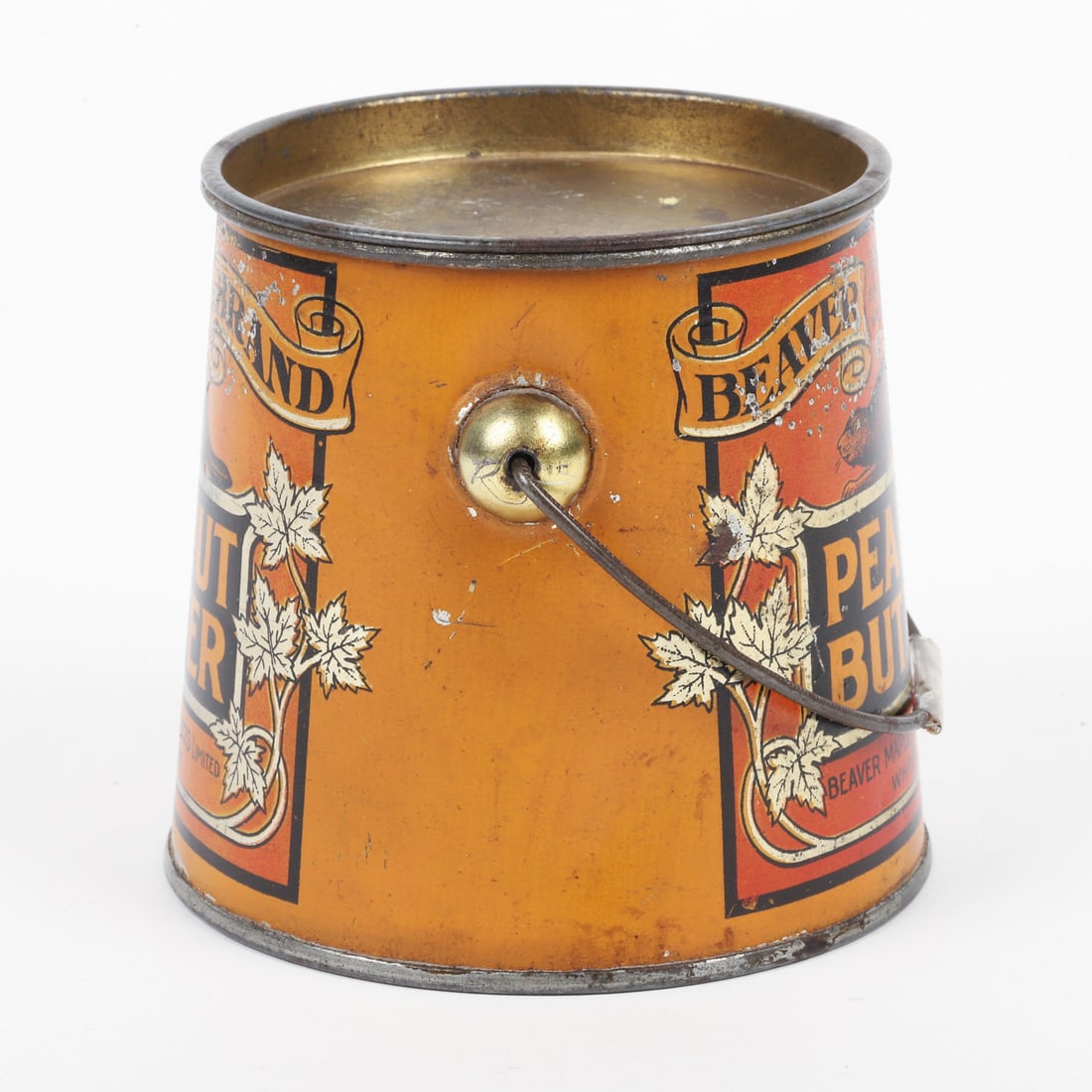 Beaver Brand 1LB Peanut Butter Tin - 5