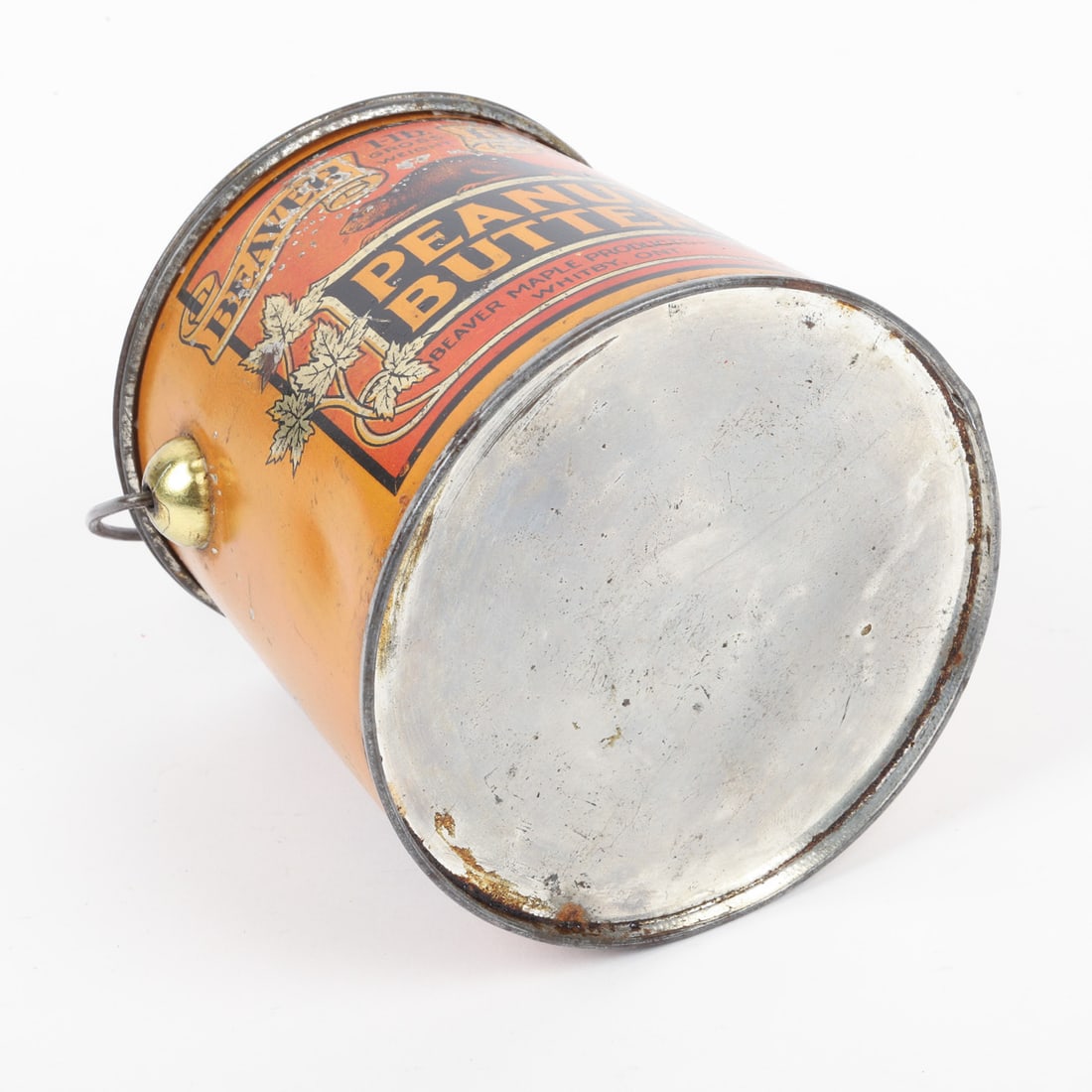 Beaver Brand 1LB Peanut Butter Tin - 7