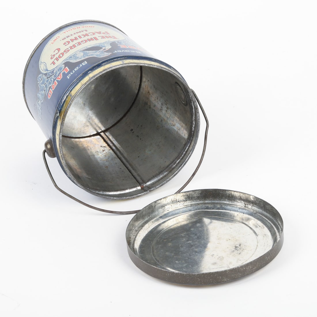 Ingersoll Packing Co. Beaver Brand Lard Pail - 6