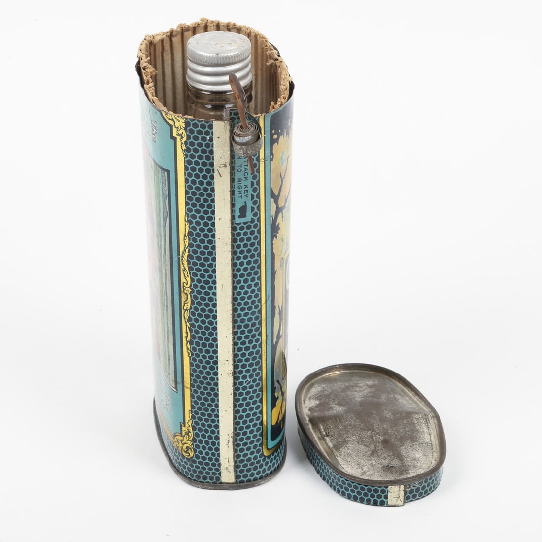 Chickencock Whisky Bottle and Tin - 10