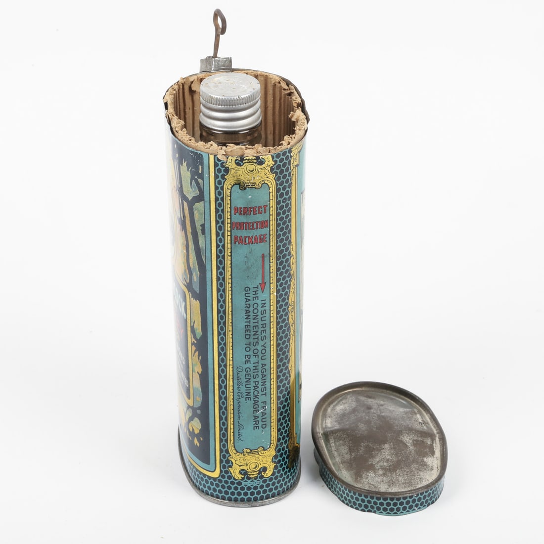 Chickencock Whisky Bottle and Tin - 9