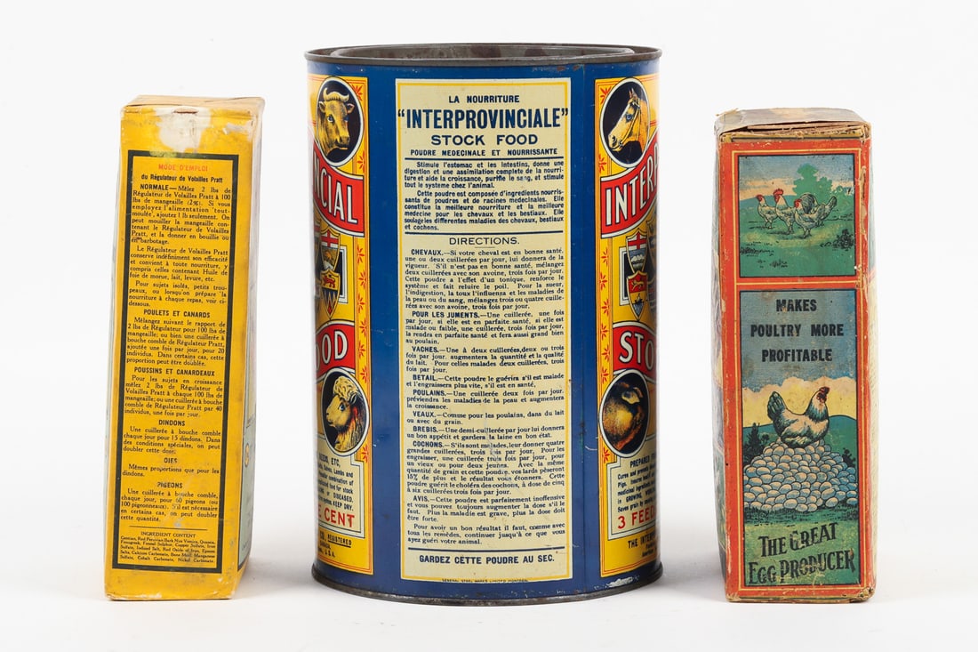 Poultry Tonic & Stock Food Tin and Boxes - 3