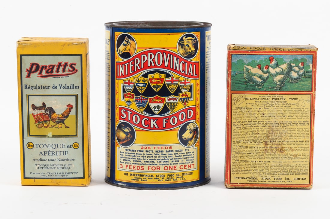 Poultry Tonic & Stock Food Tin and Boxes - 4