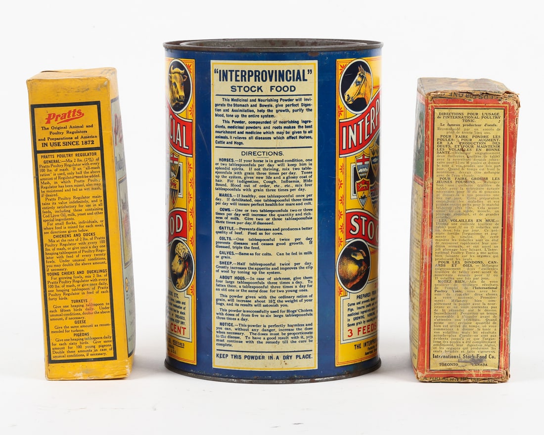 Poultry Tonic & Stock Food Tin and Boxes - 5