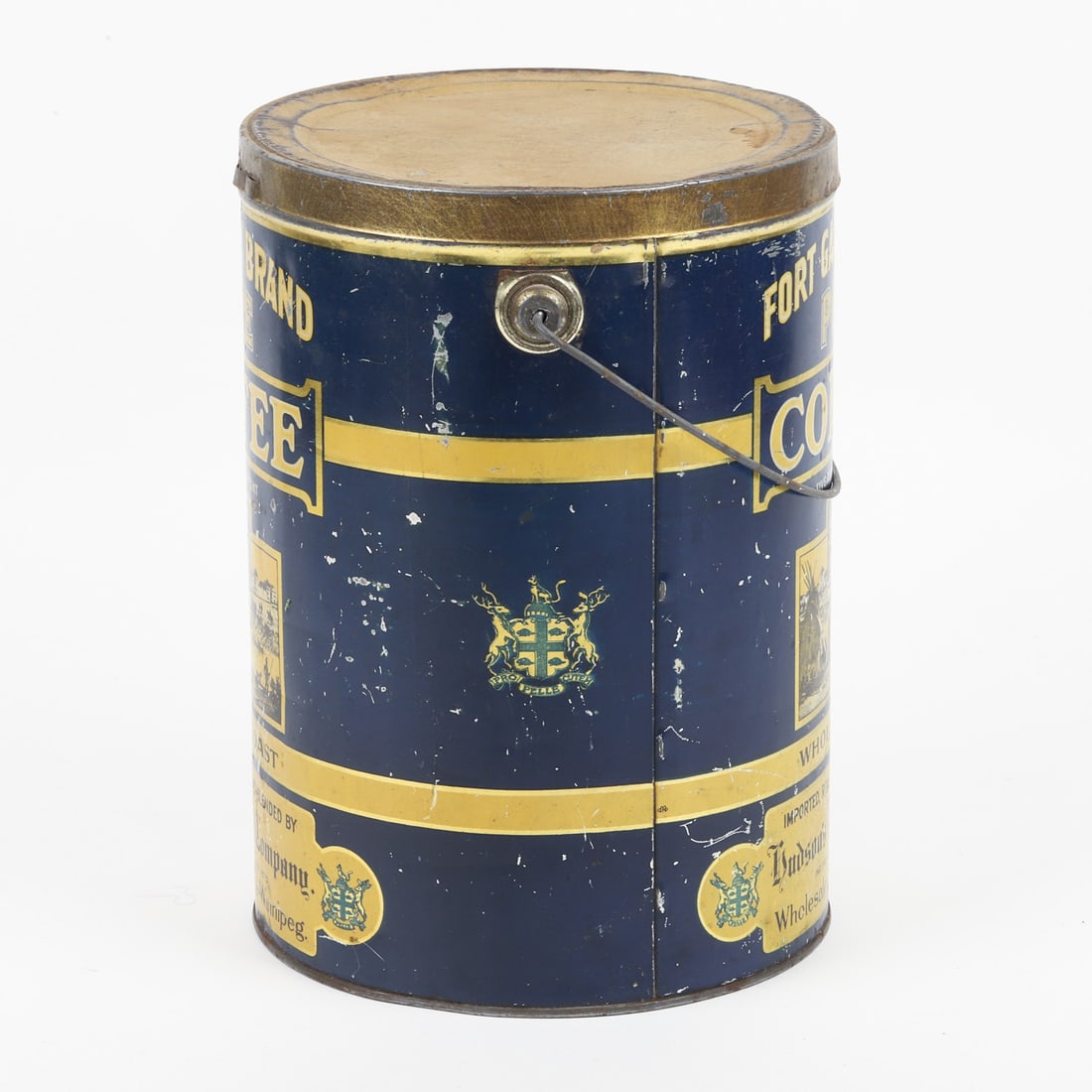 Hudsons Bay Fort Garry Brand 5 LB Coffee Tin - 5