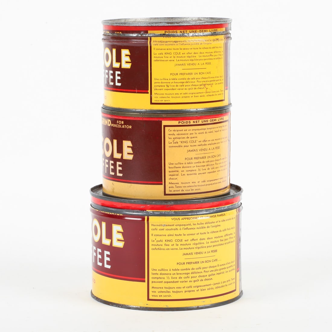 King Cole Tea and Coffee Counter Displays and Tins - 6