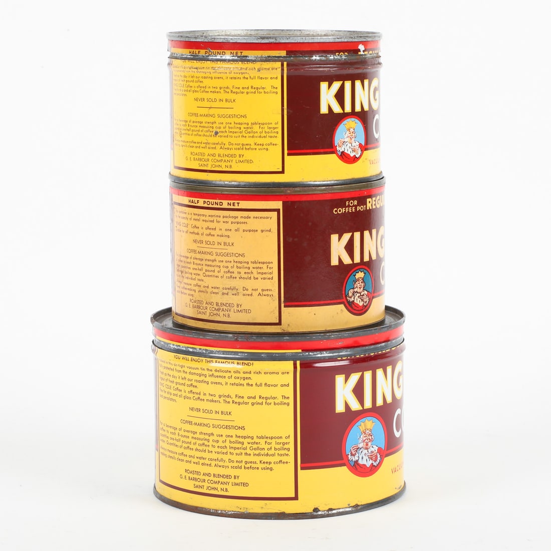 King Cole Tea and Coffee Counter Displays and Tins - 8