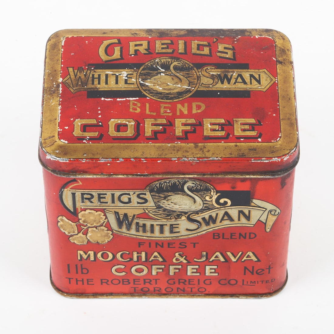 Greig's White Swan Coffee Tin - 2