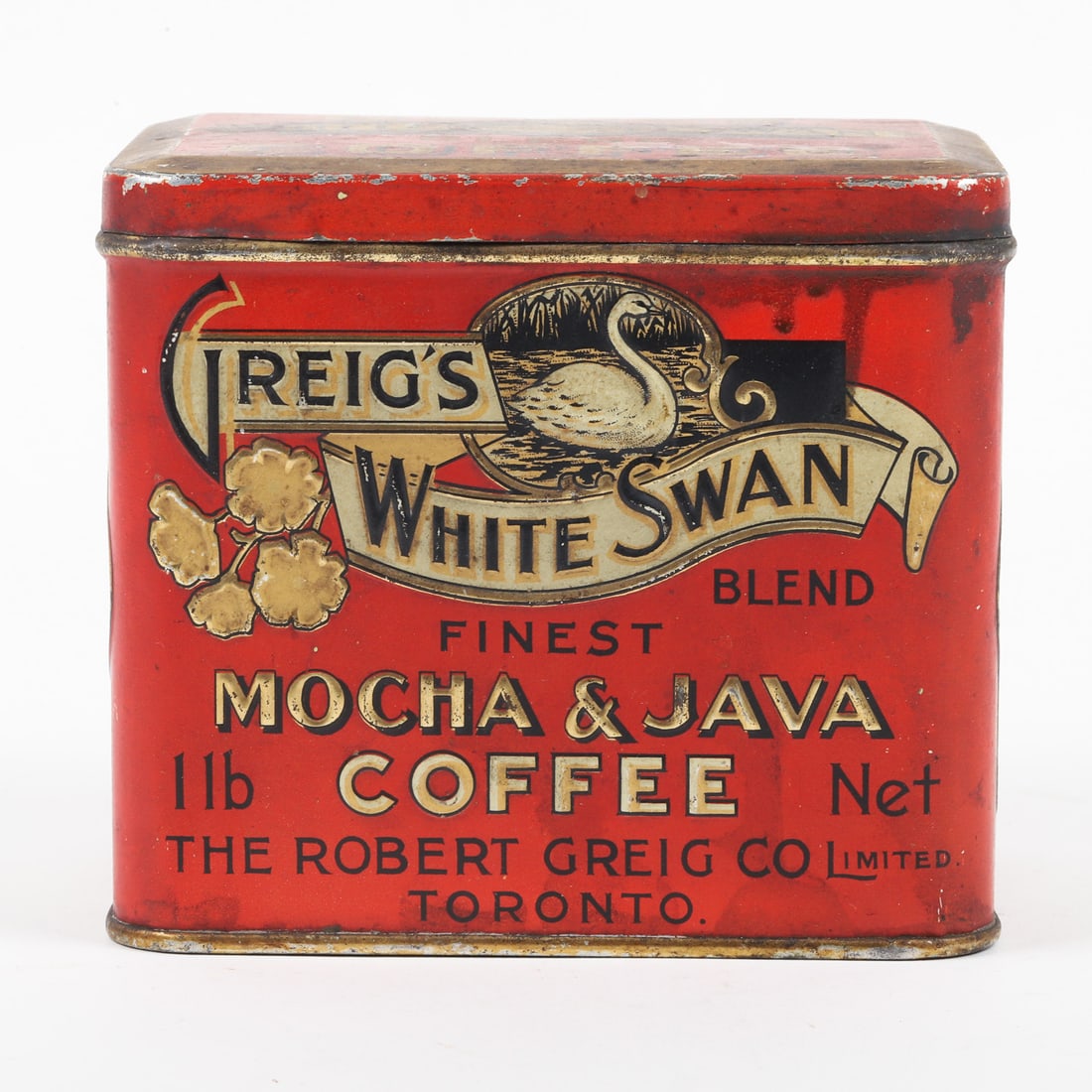 Greig's White Swan Coffee Tin - 3