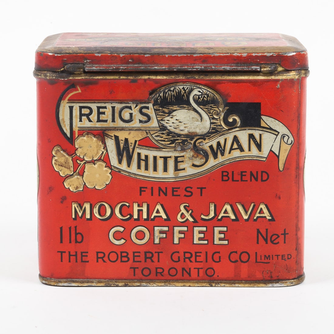 Greig's White Swan Coffee Tin - 5