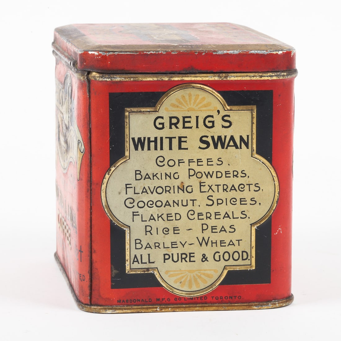Greig's White Swan Coffee Tin - 6