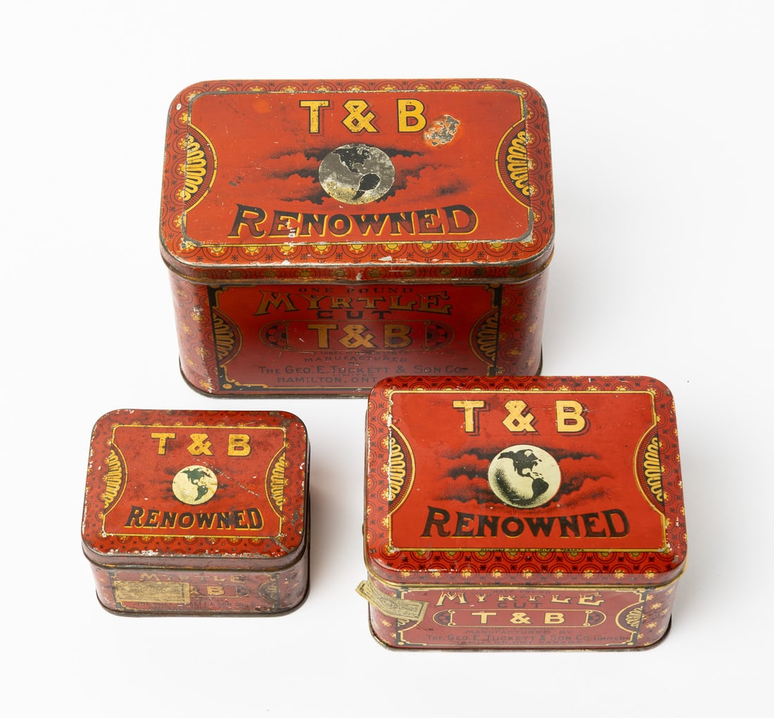 Tucketts T&B Myrtle Cut Tobacco Tins - 5