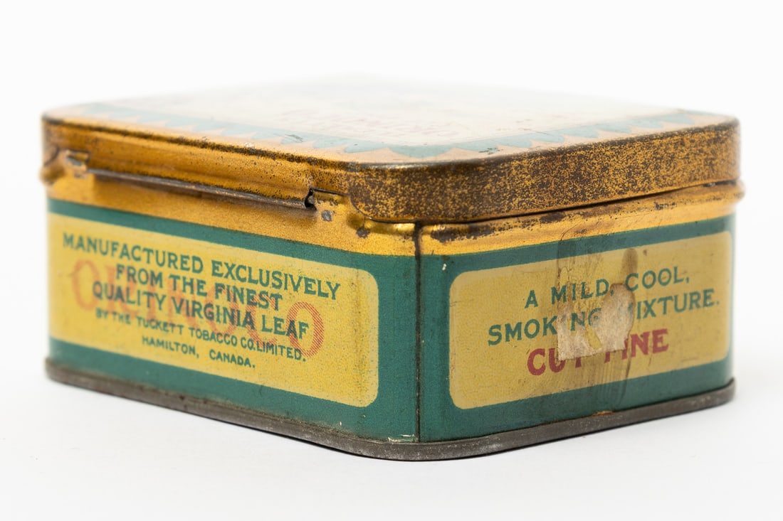 Tucketts Orinoco Tobacco 1/2 LB Canisters and 1/4 LB Box - 13