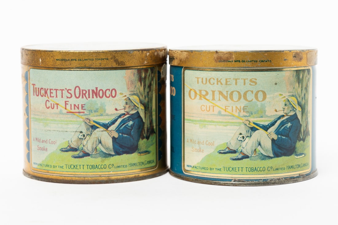Tucketts Orinoco Tobacco 1/2 LB Canisters and 1/4 LB Box - 4