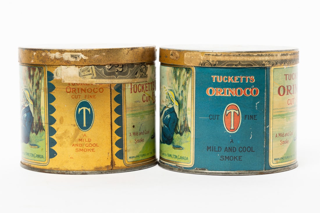 Tucketts Orinoco Tobacco 1/2 LB Canisters and 1/4 LB Box - 5