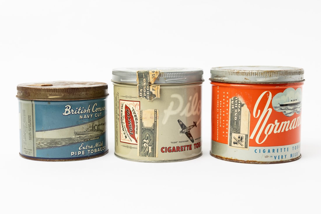 War Themed Tobacco Canisters - 3