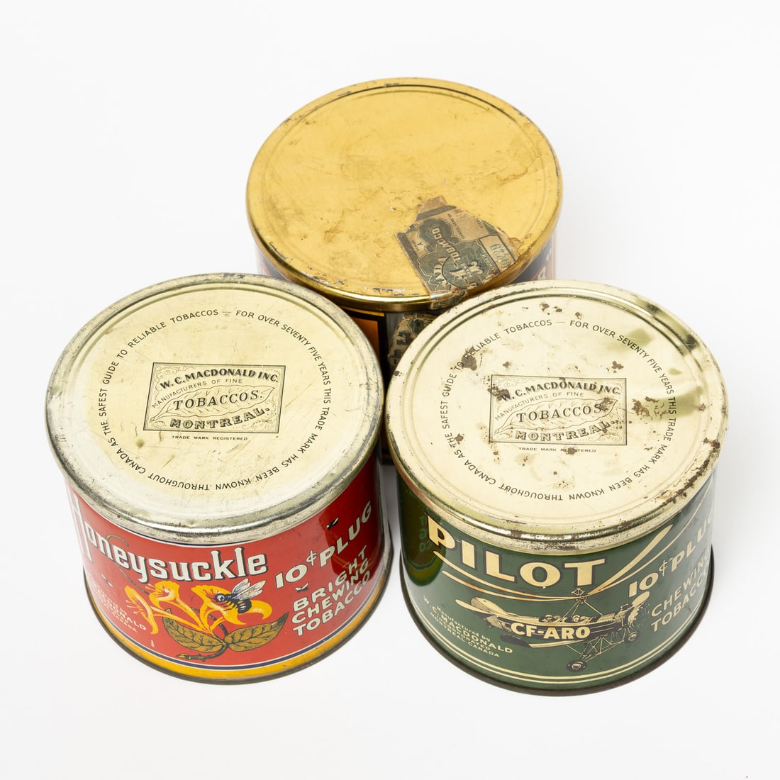 Macdonald Pilot, Brier and Honeysuckle Tobacco 2LB Canisters - 5