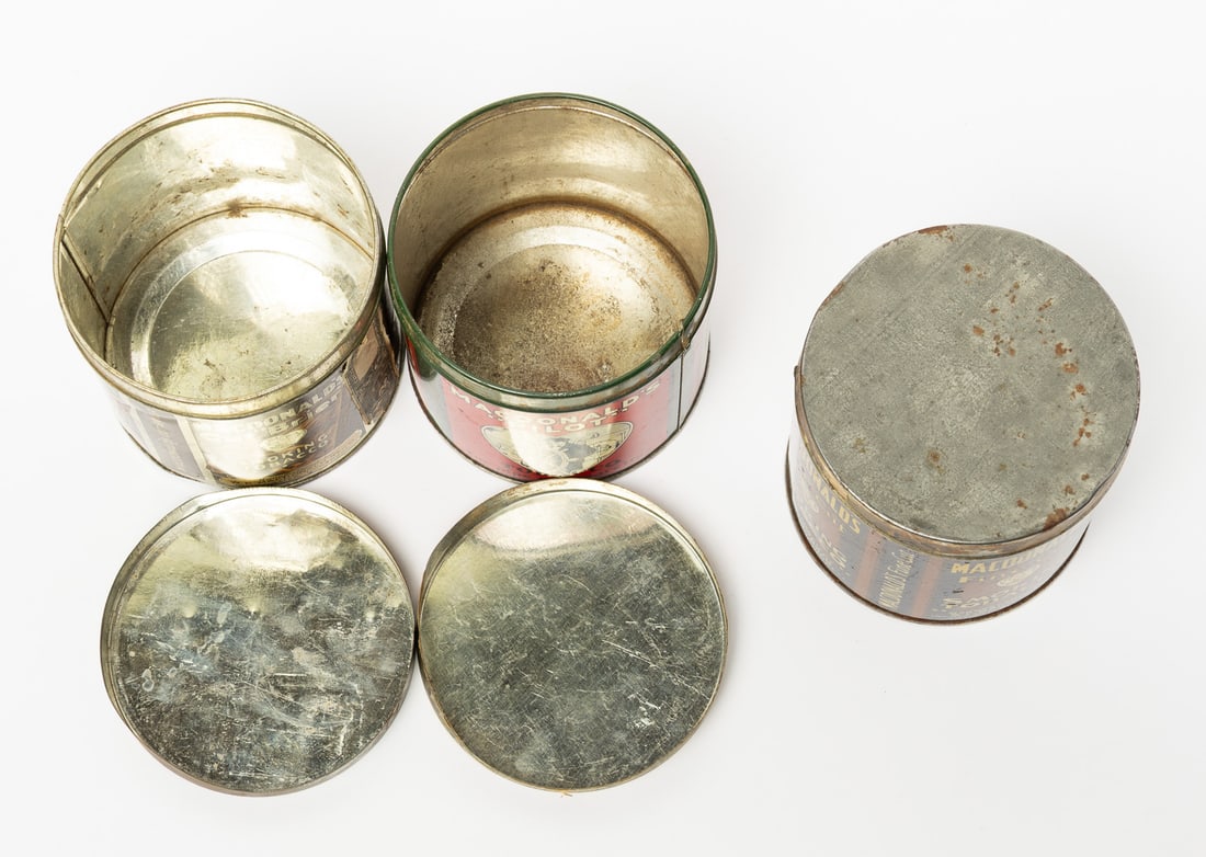 MacDonald's Pilot, Cut Brier and Fine Cut 1/2 Pound Tins - 9