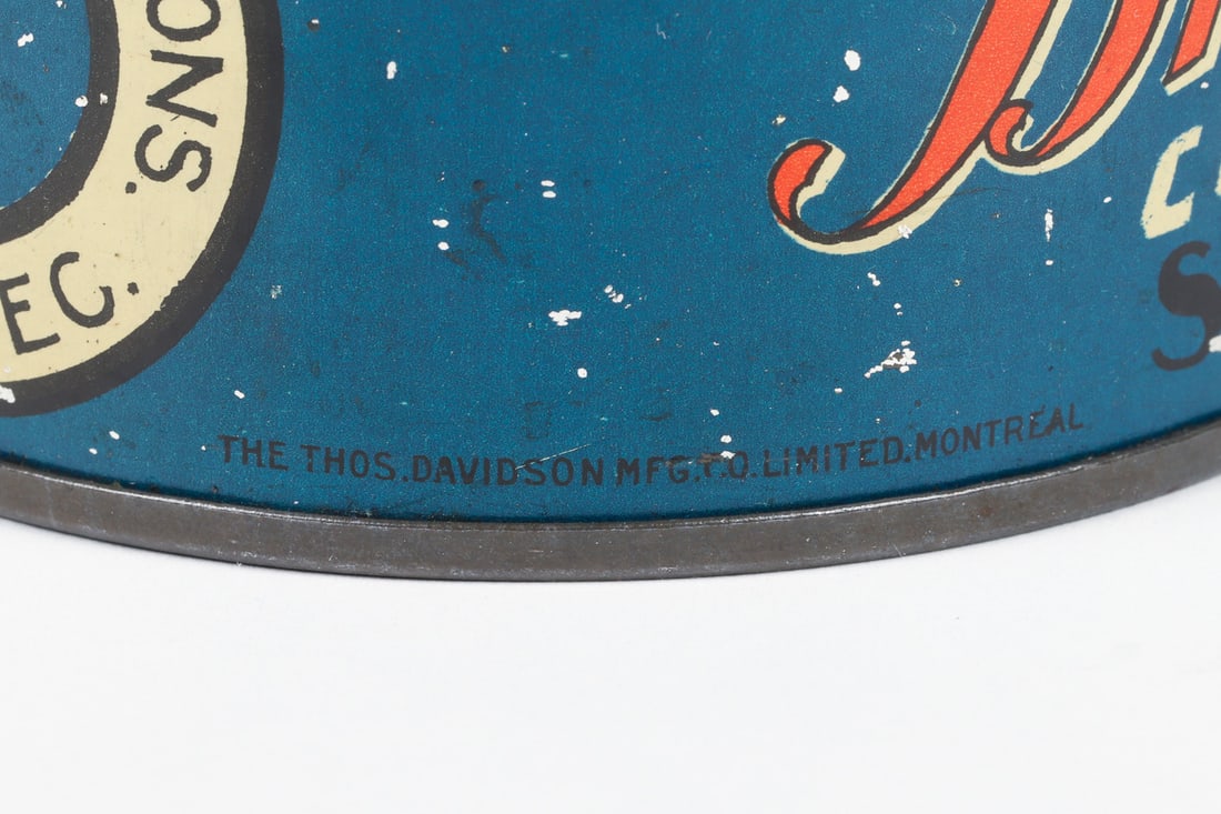 British Squadron Cut Plug Tobacco Canister - 9