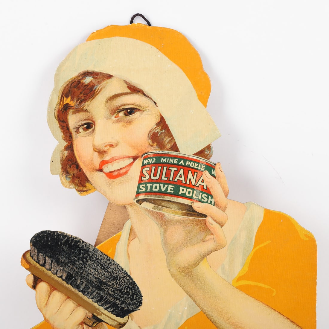 Sultana Stove Polish Store Counter Sign - 2