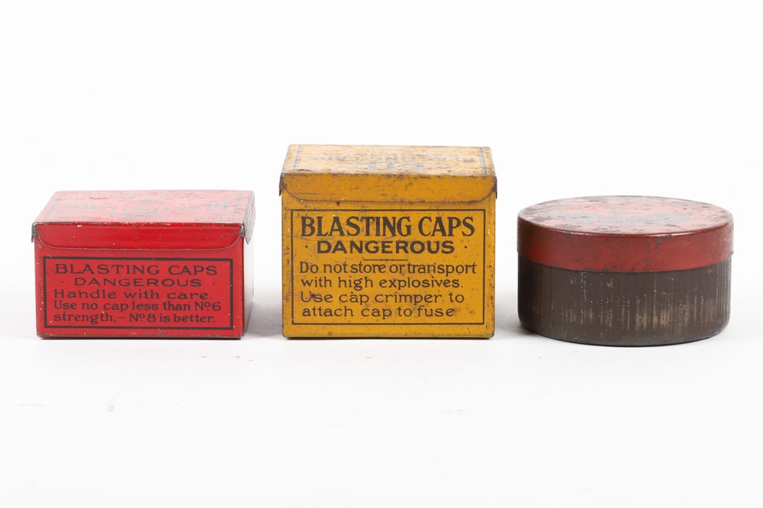 C-I-L, Snapshot and Dominion Cartridge Powder and Blasting Cap Tins - 11