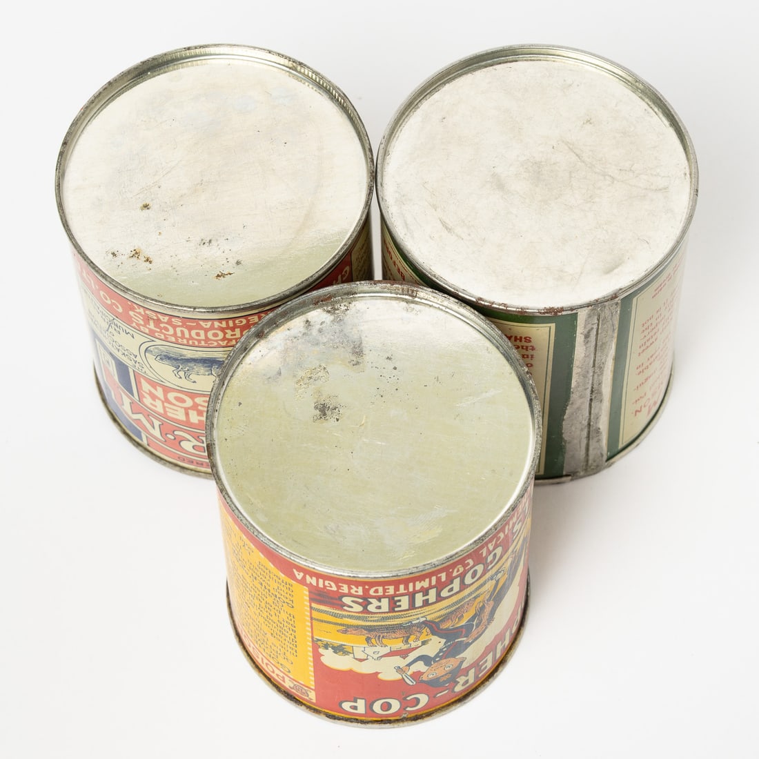 Gopher-Cop, Go-for-'em and S.A.R.M. Gopher Poison Tins - 7