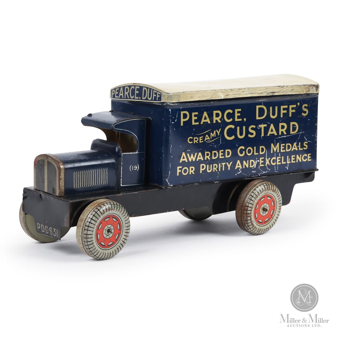 Pearce, Duff's Custard Figural Biscuit Tin Truck (1 of 8)