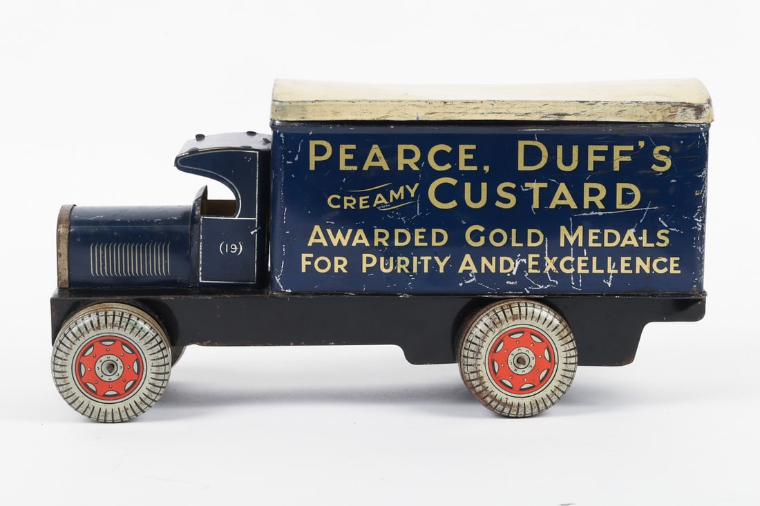 Pearce, Duff's Custard Figural Biscuit Tin Truck - 2