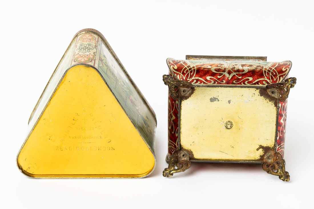 Huntley & Palmers and Franz Euler & Co. N.Y. Sports Series Biscuit Tins - 6